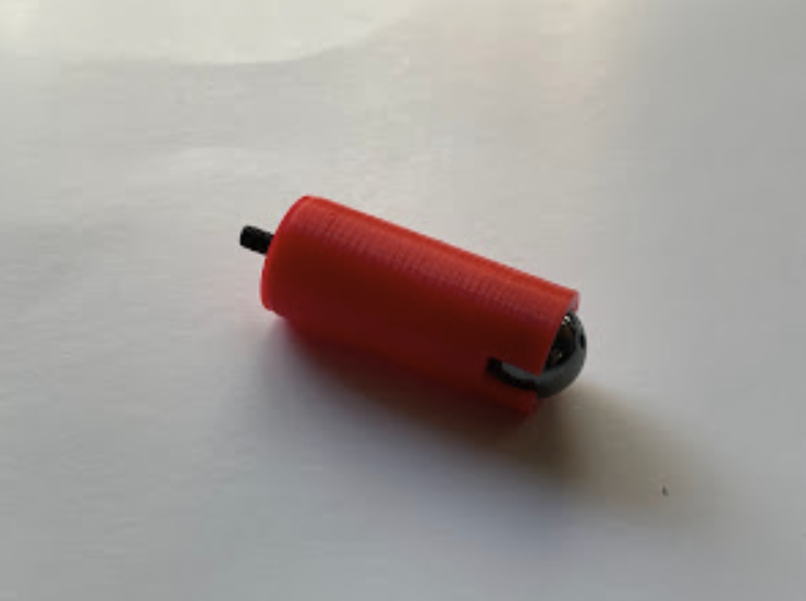 Press fit magnetic bead