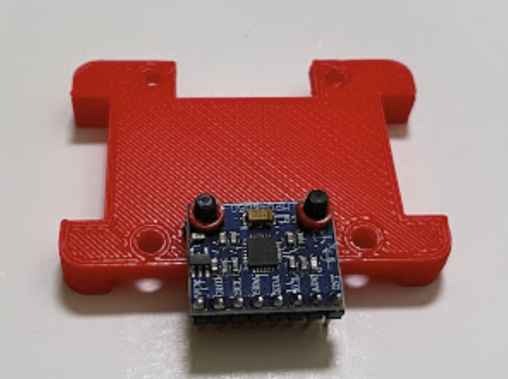 Place MPU-6050 with spacers
