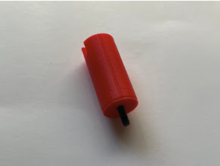 Insert screw into ball mount