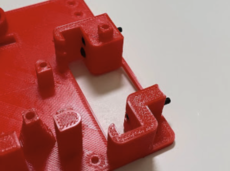 Insert chassis screws