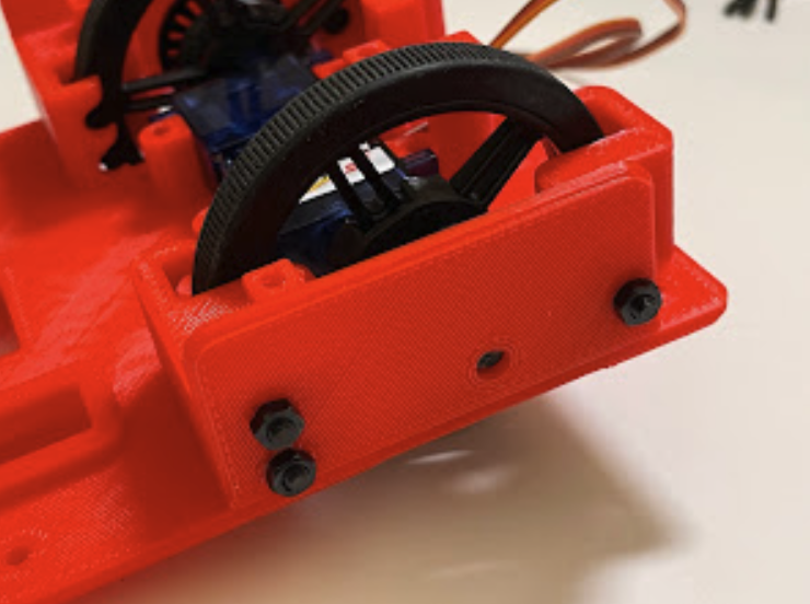 Install servo assembly